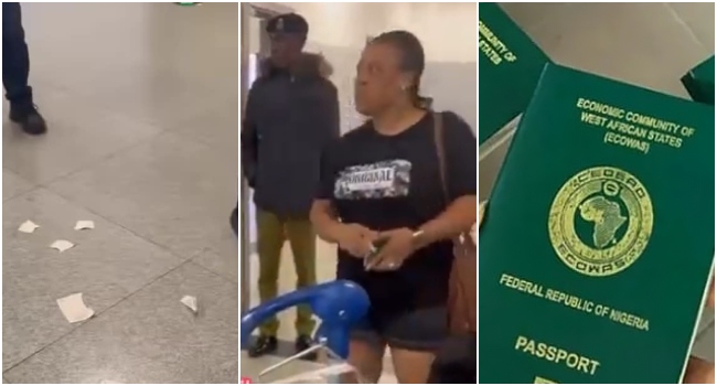 Nigerian Immigration To Investigates Torn Passport Incident At Lagos Airport