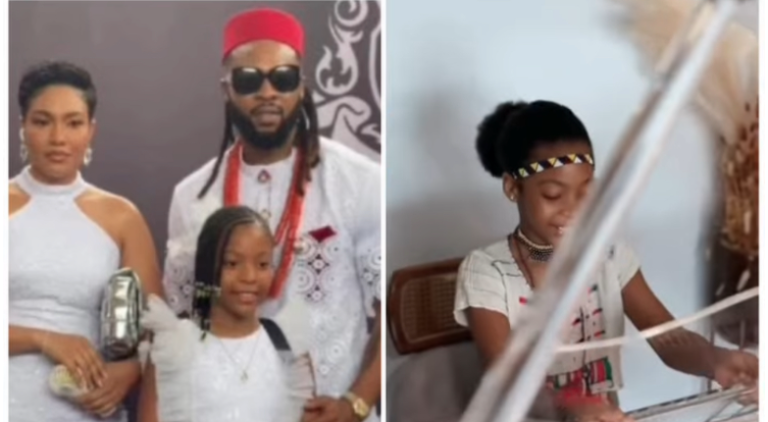Banner shared the video via her Instagram page and wrote, “Beautiful rendition of the Nigerian National anthem by Sofia. Happy independence Nigeria.”