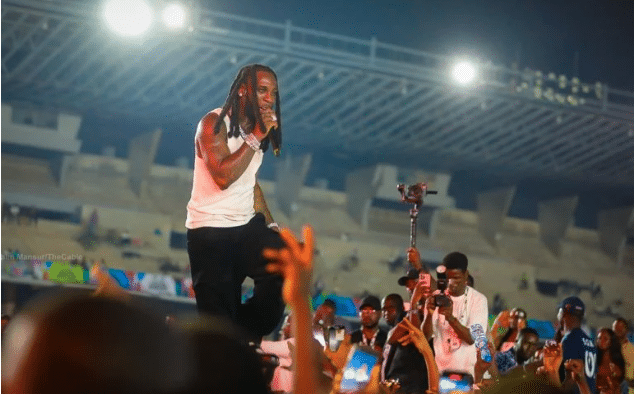 Konga calls out Burna Boy for using his rhythm, demands compensation