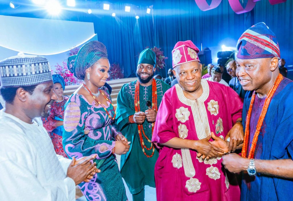 Shettima wished the new couple marital bliss and blessings of children. He urged them to embrace patience and respect each other.