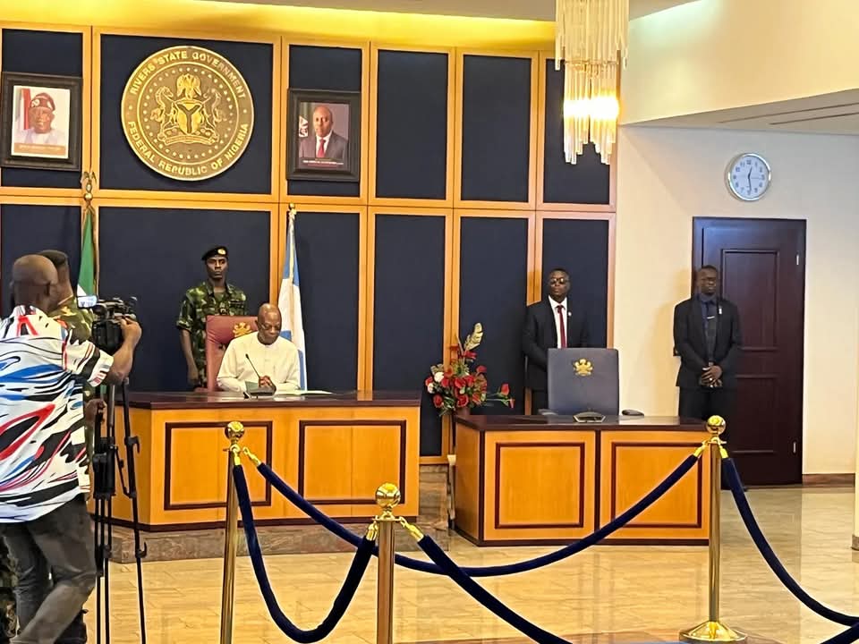 BREAKING: Rivers Sole Administrator arrives in state, assumes duty