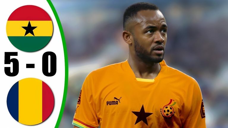 Black Stars’ Goal Fest: Highlights of 5-0 Win Over Chad