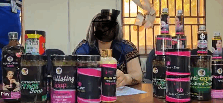 NAFDAC closes Lagos skincare facility for producing illegal bleaching products