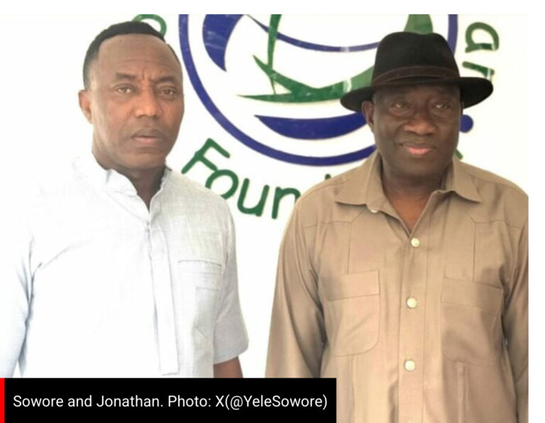Jonathan to hold talks with Tinubu over Nnamdi Kanu's detention — Sowore