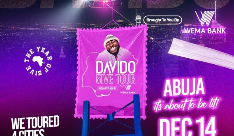 Davido5iveTour, WemaBank, AbujaConcert, Afrobeats2025, DavidoLive, NigerianMusicScene, EntertainmentBuzz, MusicTour2025, AbujaEvents, 5iveAlbum, OBONation