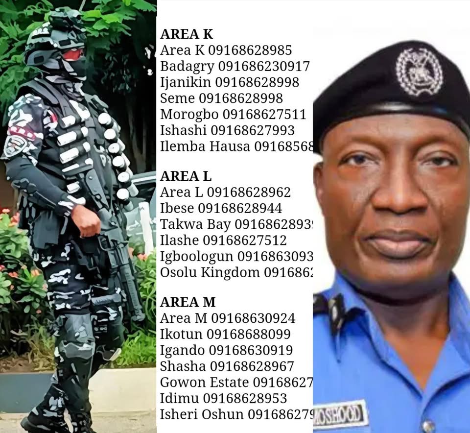 Escalating Insecurity: Lagos Police Unveils Dedicated Hotlines for All Divisional Commands - Find Area K, Badagry’s