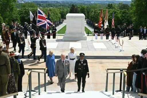 King Charles III paid tribute to fallen American service members