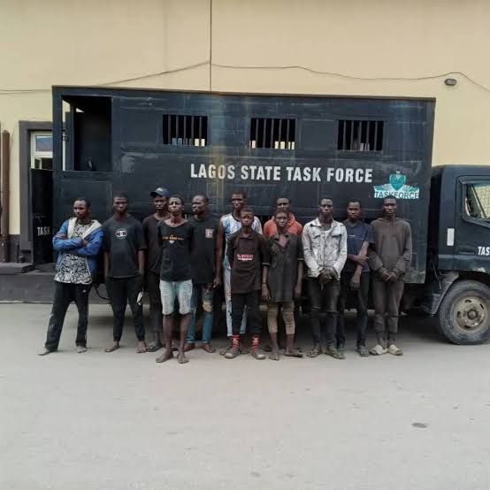 Lagos Government Raids Victoria Island, Lekki and Ajah at 2am, Arraigns Over 100 Suspected Hoodlums
